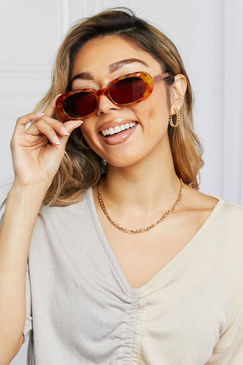 Zoe Oval Full Rim Sunglasses